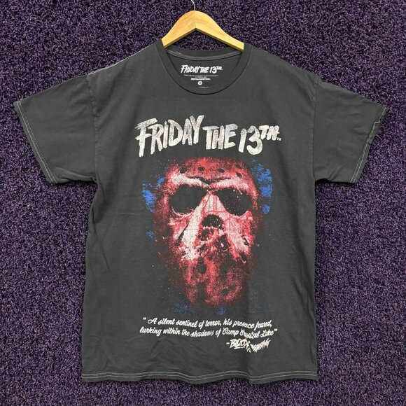 Bloody Disgusting x Friday the 13th Jason Horror T-Shirt M - Picture 1 of 5